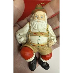 Danbury Mint 1992 Santa Around The World GERMANY Vintage Christmas Ornament